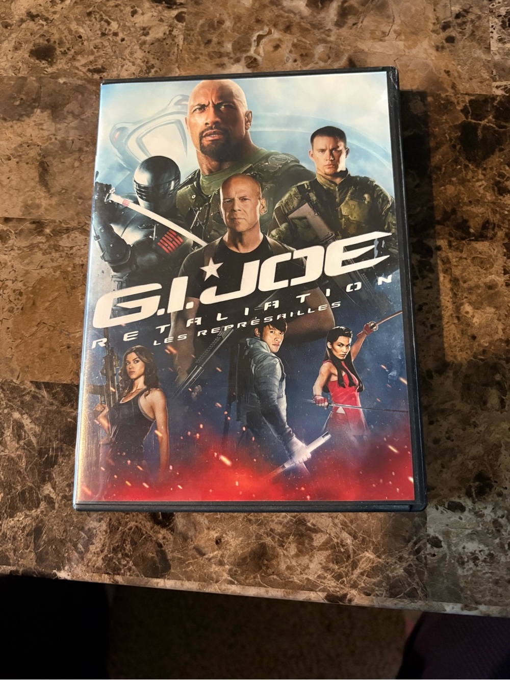 🎬DVD’s 6 for $25 G.I. Joe: Retaliation DVD - Action Movie Cover (Blue, Red)